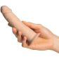 Willie City Aidonkaltainen Silexpan® Dildo Imukupilla 15,4 cm Kuva tuotteesta kädessä 51