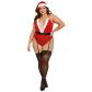 Dreamgirl North Pole Hottie Plus Size Teddy-setti Tuotekuva 1
