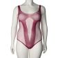 NORTIE Forest Acid Plus Size Viininpunainen Body Tuotekuva 4