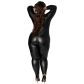 NORTIE Fetish Plus Size Wetlook Haaraton Catsuit Tuotekuva 3