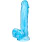 baseks Glow in the Dark Blue Sky Aidonkaltainen Dildo 20,5 cm Tuotekuva 1