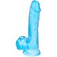 baseks Glow in the Dark Blue Sky Aidonkaltainen Dildo 20,5 cm Tuotekuva 3