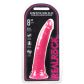 Realrock Pimeässä Hohtava Kapea Dildo Imukupilla 20 cm Kuva tuotepakkauksesta 90